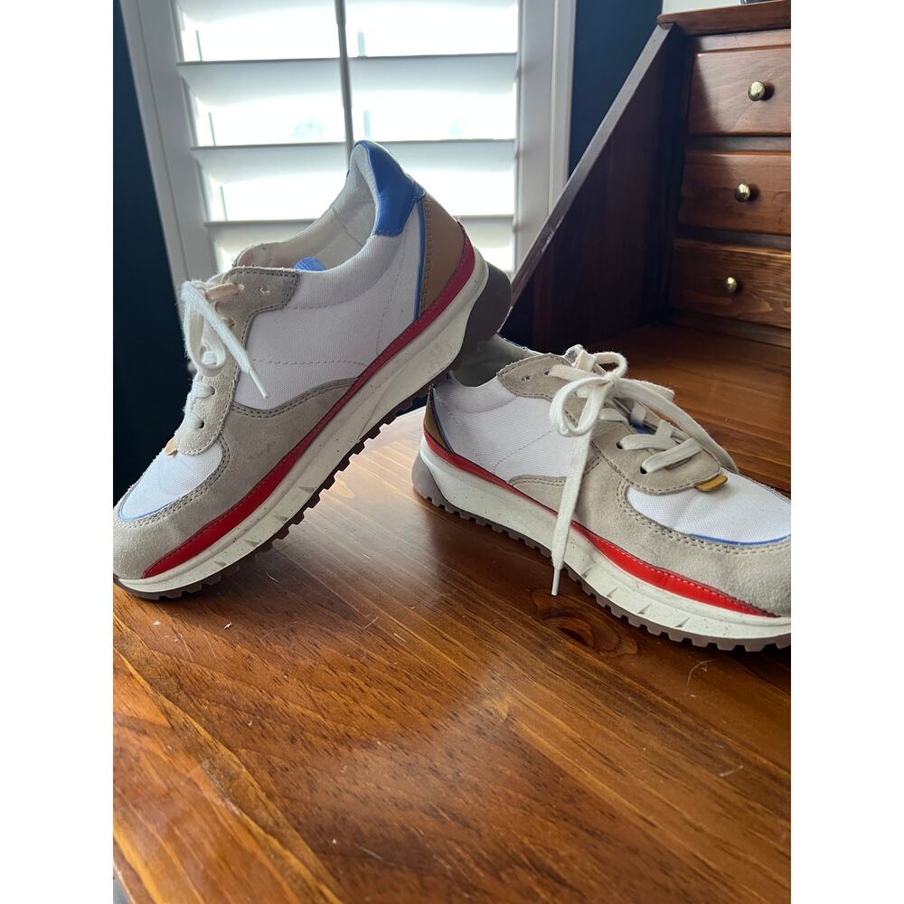 Madewell MWL Multi Colorblock Kickoff Trainers 8.5 Retro Streetwear Casual Shoes
